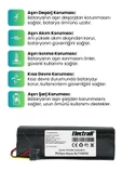 Philips Homerun 7000 Serisi Aqua Xu7100/02 Uyumlu Robot Süpürge Bataryası Yüksek Kapasite 7000mah - 3