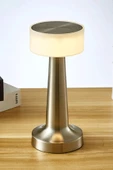 MAS ELEKTRO Cata Dekoratif Şarjlı Dokunmatik Led Masa Lambası Usb Kablolu Abajur ve Gece Lambası - 2