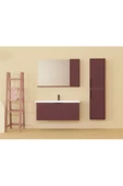 İsvea Isvea Siena 80 Cm Kiremit Renk Banyo Dolap Seti 27Sns007080I - 1