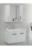 Ece Banyo Note Smart 80 Cm Banyo Dolabı - Beyaz - 1