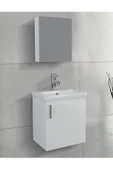 Ece Banyo Slim Smart 50 Cm Banyo Dolabı - Parlak Beyaz - 1
