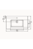 İsvea Isvea Sistemat Flat Lavabo 76 Cm - 2