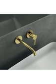 İdeal Standard Joy Ankastre Lavabo Bataryası 5L/Dk Fırçalanmış Altın - 3