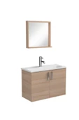 Ece Banyo Sonomo Meşe Slim Smart 80X35 Cm Banyo Dolabı - 1