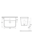 İsvea Isvea Sott Aqua Asma Monoblok Lavabo 50 Cm - 2