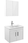Ece Banyo Gama 65 Cm Banyo Dolabı - Beyaz - 3