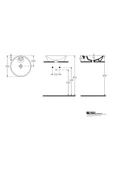 İsvea Sistemay Soft Tezgahüstü Lavabo 45 Cm Somon - 2