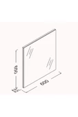 İsvea Isvea 60 Cm M1 Düz Ayna - 2