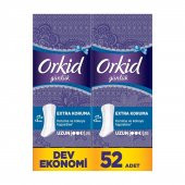 Orkid Günlük Ped Uzun 52 Li Mor Paket - 1