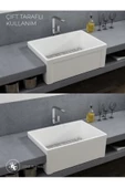 İsvea Lugano Tek Hazneli Mutfak Ve Banyo Eviyesi, 61 Cm - 4