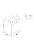 İsvea Isvea Neo 50 Cm Lavabo Dolabı - 2