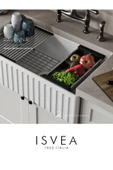 İsvea Ravenna 61 Cm Seramik Eviye(Izgara Ve Sifon Dahildir.) - 1