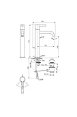 İdeal Standard Joy Yüksek Lavabo Bataryası 5L/Dk Fırçalanmış Altın Sifon Kumandalı - 5