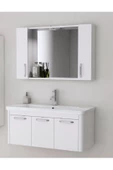 Ece Banyo Note Smart 100 Cm Banyo Dolabı - Beyaz - 1