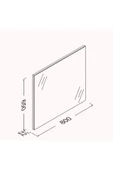 İsvea Isvea 80 Cm M1 Düz Ayna - 2