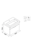 İsvea Isvea Neo 60 Cm Lavabo Dolabı, Beyaz - 2