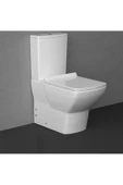İsvea Soluzione Vı Duvara Sıfır Klozet + Rezervuar + S10 Kk Kapak 10Sz04002 - 1