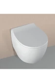 İsvea Infinity Clearim Plus Asma Klozet Mat Beyaz Extra Dekorsuz De 10Nf02001Sv-Sl +40Kf0201I-S Kap - 1