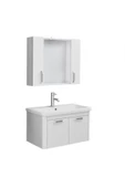 Ece Banyo Note Smart 80 Cm Banyo Dolabı - Beyaz - 2