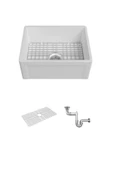İsvea Lugano Tek Hazneli Mutfak Ve Banyo Eviyesi, 61 Cm - 2