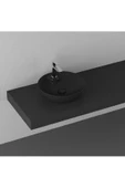 İsvea Sistemay Soft Tezgahüstü Lavabo 45 Cm Siyah - 1