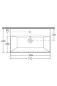 İsvea Isvea Sistemaz Lavabo 70 Cm - 3