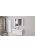 Ece Banyo Note Smart 100 Cm Banyo Dolabı - Beyaz - 4