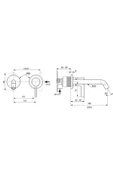 İdeal Standard Joy Ankastre Lavabo Bataryası 5L/Dk Fırçalanmış Altın - 4