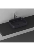 İsvea Isvea Infinity 50 Cm Tezgahüstü Lavabo-Antrasit thumbnail 1