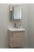 Ece Banyo Slim Smart 50 Cm Sonoma Meşe Banyo Dolabı - 1