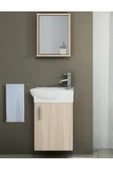 Ece Banyo Sonoma Meşe Slim Smart  Banyo Dolabı - 45X28 Cm - 1
