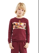 Galatasaray Orijinal Lisanslı Kırmızı Çocuk Sweat - 3