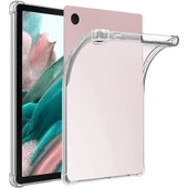 Smody Samsung Galaxy Tab A9 Plus İle Uyumlu Kılıf Kenar Korumalı Şeffaf Silikon - 1