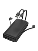 Shaza 20.000 Mah 4IN1 Powebank-SG1202/WT Siyah - 1