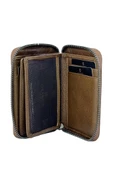 Grande Hakiki Deri Erkek Cüzdan Taba 1786 - 3