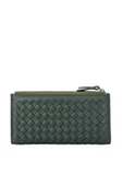 Grande Hakiki Deri Kadın Cüzdan Örgü Yeşil 2760 thumbnail 2