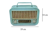 Dekoratif Metal Radyo Kumbara - 6