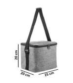 Kamp Piknik Termal Soğutucu Yalıtımlı Buzluk Termos Çanta 10 Lt - 920 Gri - 7