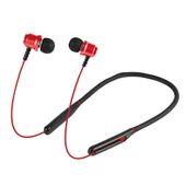 Asonic AS-XBK65 Kırmızı Boyun Askılı Mıknatıslı Bluetooth+TF Kart Spor Kulak içi Kulaklık - 1