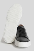 Lufian Tommy Erkek Deri Sneaker Ayakkabı Siyah 111230280 - 4