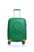 Benetton Trolley 50 Cm Yeşil Unisex Valiz - 2