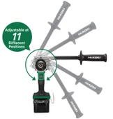 DV36DC-2.5 36 V / 155-100 Nm Çift Akülü Darbeli Matkap Vidalama Kömürsüz - 5