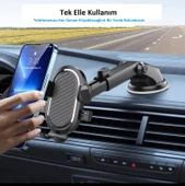 Blue Spectrum H-XP090 Ekstra Güçlü Vantuzlu Araç İçi Telefon Tutucu - 3