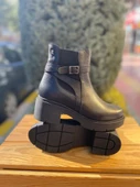 VENÜS 2454604K PLATFORM TOPUK DERİ KADIN BOT - 4
