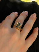 Trend Sarmal Model Antik Ayarlanabilir Kadın Yüzük euy1250 thumbnail 2