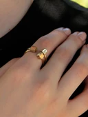 Trend Kareli Model Ayarlanabilir Kadın Yüzük euy1249 thumbnail 2