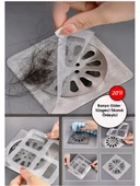 Tekno Soft Center Fileli 20'li Gider Filitresi, Gider Koruyucu Saç Toplayıcı Gider Süzgeci Böcek ve Haşere Önleyici - 5