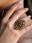 Mercan Model Antik Eskitme Ayarlanabilir Kadın Yüzük euy1246 thumbnail 1