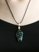 Riyolit Doğal Taş Unisex Kolye euk16 thumbnail 2