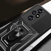 Honor 200 Pro Kılıf Magnetik Standlı Kamera Korumalı Sürgülü Vega Kapak thumbnail 8